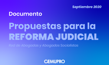 Documento: Propuesta para la Reforma Judicial.